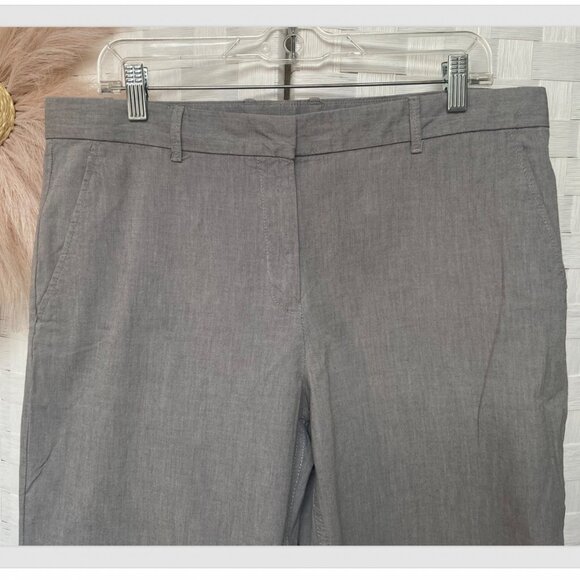 GAP Broken In Straight Gray Cotton Khakis Pants Size 14 - Picture 2 of 7